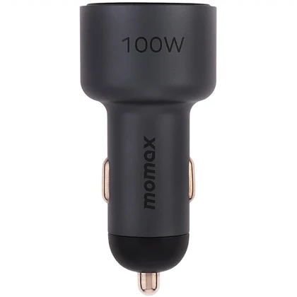 شارژر فندکی فست شارژ ماشین تایپ سی 100 وات مومکس UC17