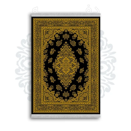 *جدید* فرشینه از جنس پارچه شانل مخمل ترک طرح فانتزی برند دفه کد 1236