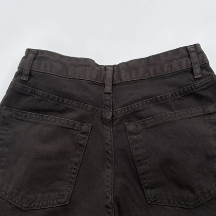 شلوار کتان نیم بگ 1007803