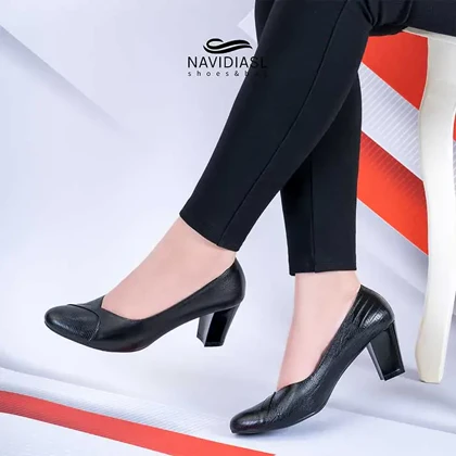 کفش زنانه تمام چرم مجلسی کد 4016001