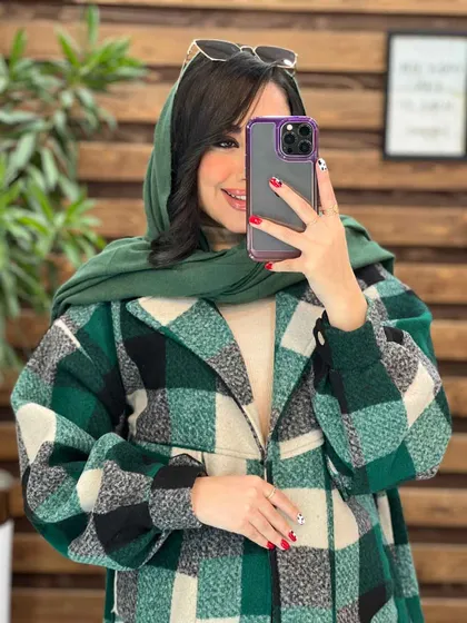 شکت چهارخونه بغل دکمه