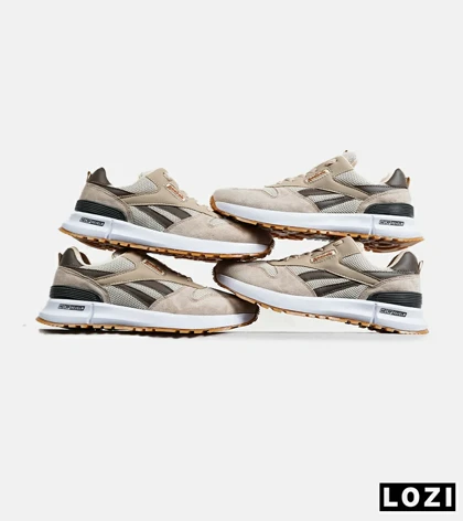 کفش کتانی قهوه ای کرم REEBOK Unphased Pro مدل 6371