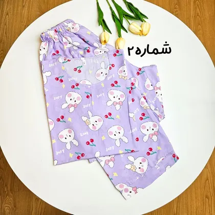 ست تیشرت شلوار نخی کد 773