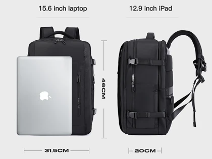 کوله پشتی لپ تاپ 15.6 اینچ بنج BANGE اصل مدل BG-1801 با پورت USB