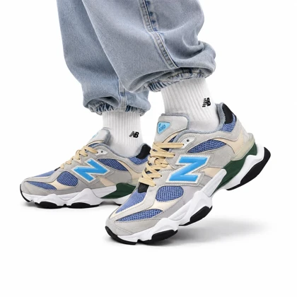 کفش کتانی مردانه مدل نیوبالانس 9060 کرم آبی New Balance 9060