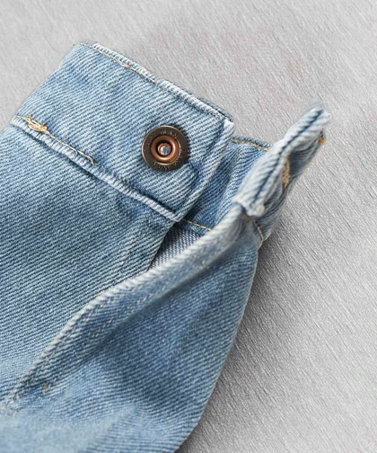 کت جین آبی یخی ساده 0201