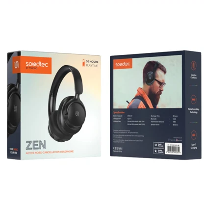 هدفون بلوتوثی و سیمی ZEN 5.3 پورودو PD-STWLEP025-BK