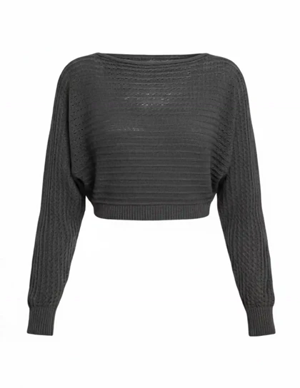 بافت کراپ بیسیک زنانه رزمری مدل Rose Merry CL3257