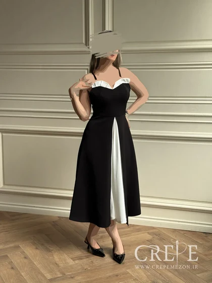 پیراهن دکلته چاک‌دار