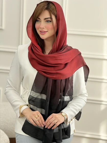 شال مجلسی لیزری طیفی حاشیه سه خط