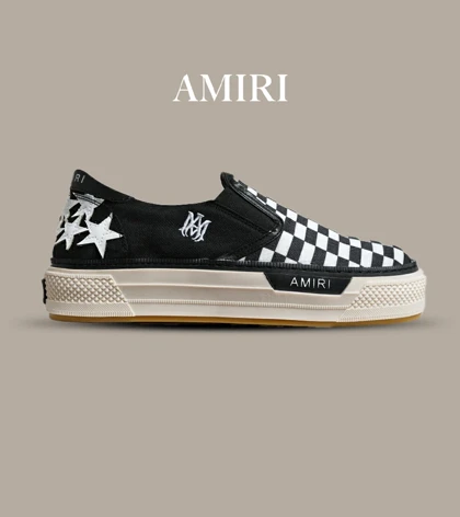 کفش اسنیکرزونس Amiri Stars Checkered مدل 5991