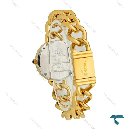 ساعت شنل زنانه طلایی استیل Chanel-7957-L