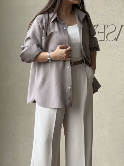 شومیز سیلک نیل