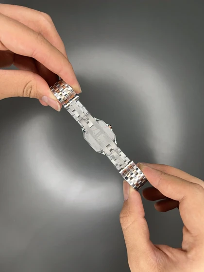 ساعت مچی کارتیه پنتر سیلوررزگلد صفحه سفید Cartier Panthere
