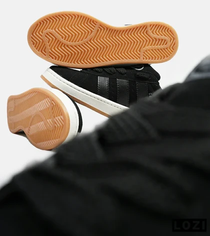 کفش کتانی زنانه و مردانه مشکی ADIDAS Campus مدل 4161