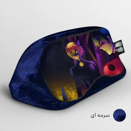 چشم بند بچگانه کاوا ماسک مدل دختر کفشدوزکی کد9