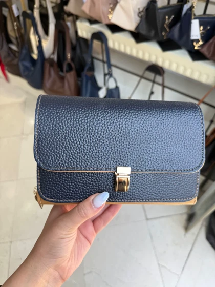 کیف زنانه چرمی 2 خانه کد 1213
