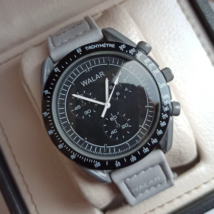 ساعت مچی اسپرت والار طرح امگا سواچ بند چسبی طرح ماموریت در مریخ