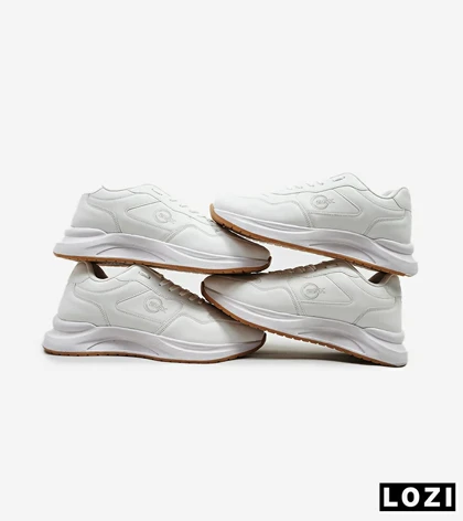 کفش کتانی کژوال مردانه سفید BERSHKA