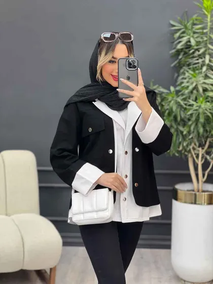 مانتو ترکیبی نورا