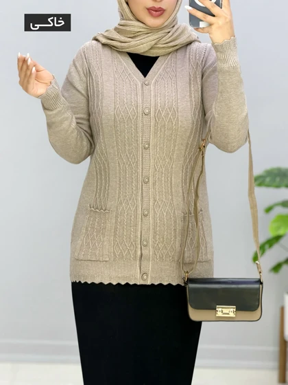 ژاکت گپ بافت ایلانا کد 333161