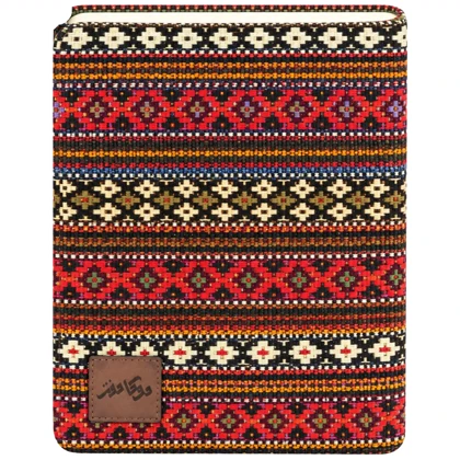 دفترچه یادداشت دوکادفتر مدل 140-142 جلد پارچه ای طرح جاجیم