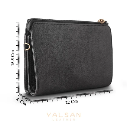 کیف دوشی و دستی چرم یلسان مدل آیسل کد 015-BF