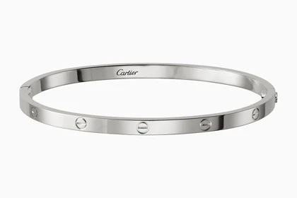 دستبند کارتیر لاو زنانه سایز باریک Cartier Love Bracelet