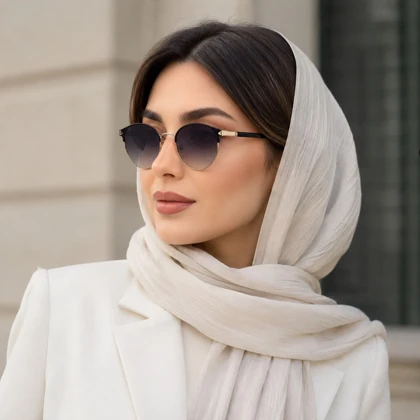 عینک آفتابی لندن لندن مدل LL1213 C01 طلایی - مشکی