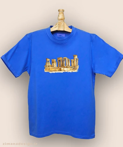 تیشرت مردانه و زنانه اصیل ایرانی طرح تخت جمشید کد 1001