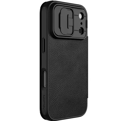 قاب چرمی کلاسوری آیفون 17 پرو نیلکین Nillkin Qin Pro Leather