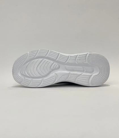 کفش پیاده روی اسکچرز طوسی ایر با کفی مموری فوم