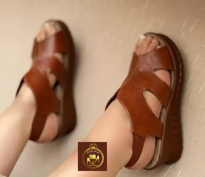 صندل طبی لژدار زنانه رکابدار تابستانه