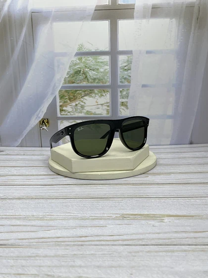 عینک آفتابی Ray-Ban Reverse مدل RB R0501S مشکی UV400، فریم کائوچو استات، مناسب صورت بزرگ