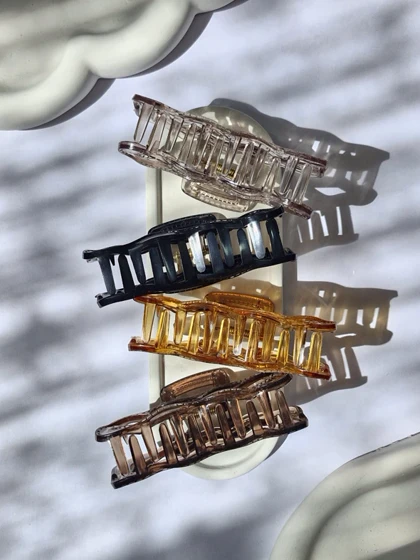 کلیپس شیشه ای طرح چرم-کد 1247