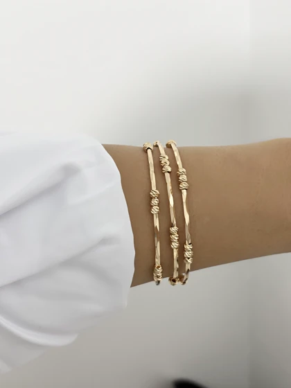 النگو البرنادو طرح طلا زنانه 919