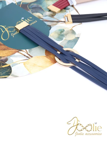 دستبند چرمی زنانه مدل مارال کدb2267
