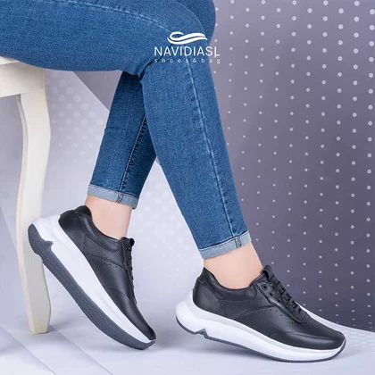 کفش دخترانه اسپرت طبی چرم کد 2006002