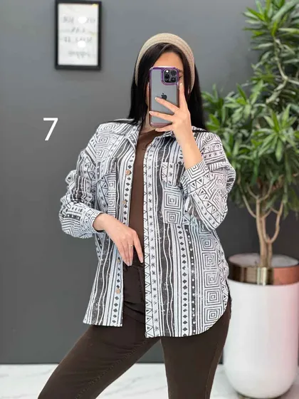 شومیز جلو دکمه سنتی