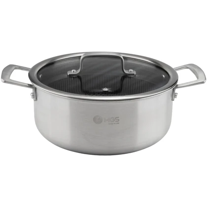 سرویس قابلمه 12 پارچه استیل کف لیزری کد CWS3112