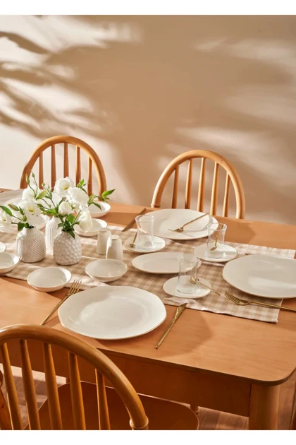 سرویس صبحانه‌خوری 6 نفره Bella Maison مدل Opal Porselen - طلایی
