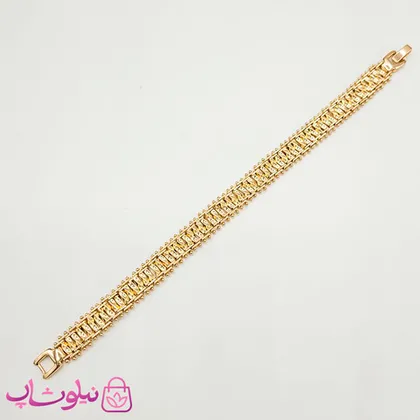 دستبند زنانه ژوپینگ مدل جلفایی زنجیری پهن