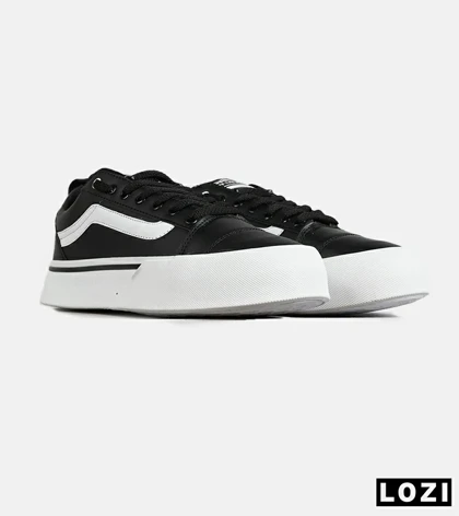 کفش اسنیکرزمردانه زنانه مشکی سفید VANS مدل 8072