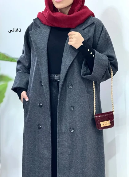 پالتو فوتر بلند آستردار آیسو دلبر