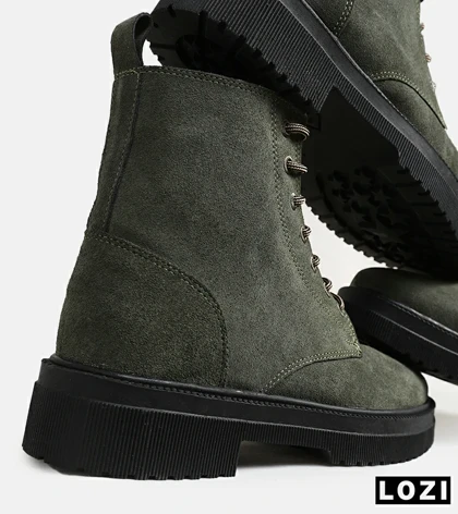 بوت مردانه سبز BERSHKA