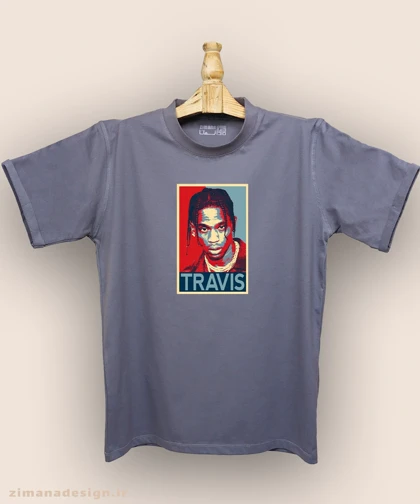تیشرت مردانه و زنانه طرح تراویس اسکات کد 942