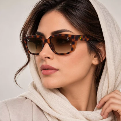 عینک آفتابی ری بن فراری اورجینال کد RB 4443