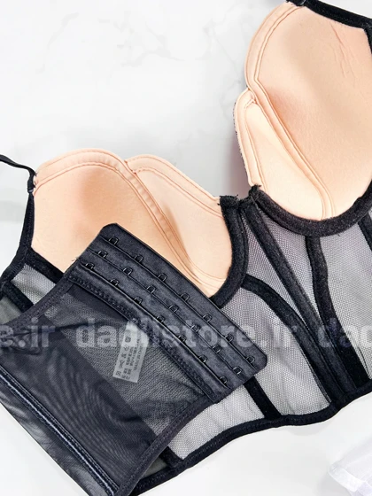 ست شورت و سوتین پایه بلند فنر دار