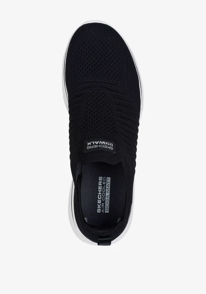 کفش کتانی طبی اسکیچرز جورابی مشکی skechers کد 274370