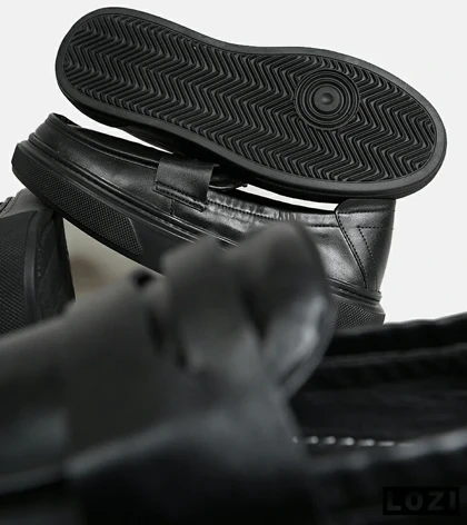 کالج مردانه مشکی Bottega Veneta مدل 6973